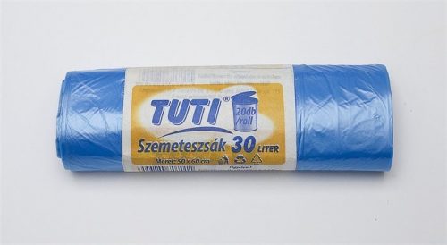 Szemeteszsák, 30 l, 20 db, "Tuti"